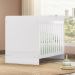 Berço Mini-cama 2 em 1 - Labirinto Branco