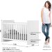 Berço Mini-cama 2 em 1 - Labirinto Branco