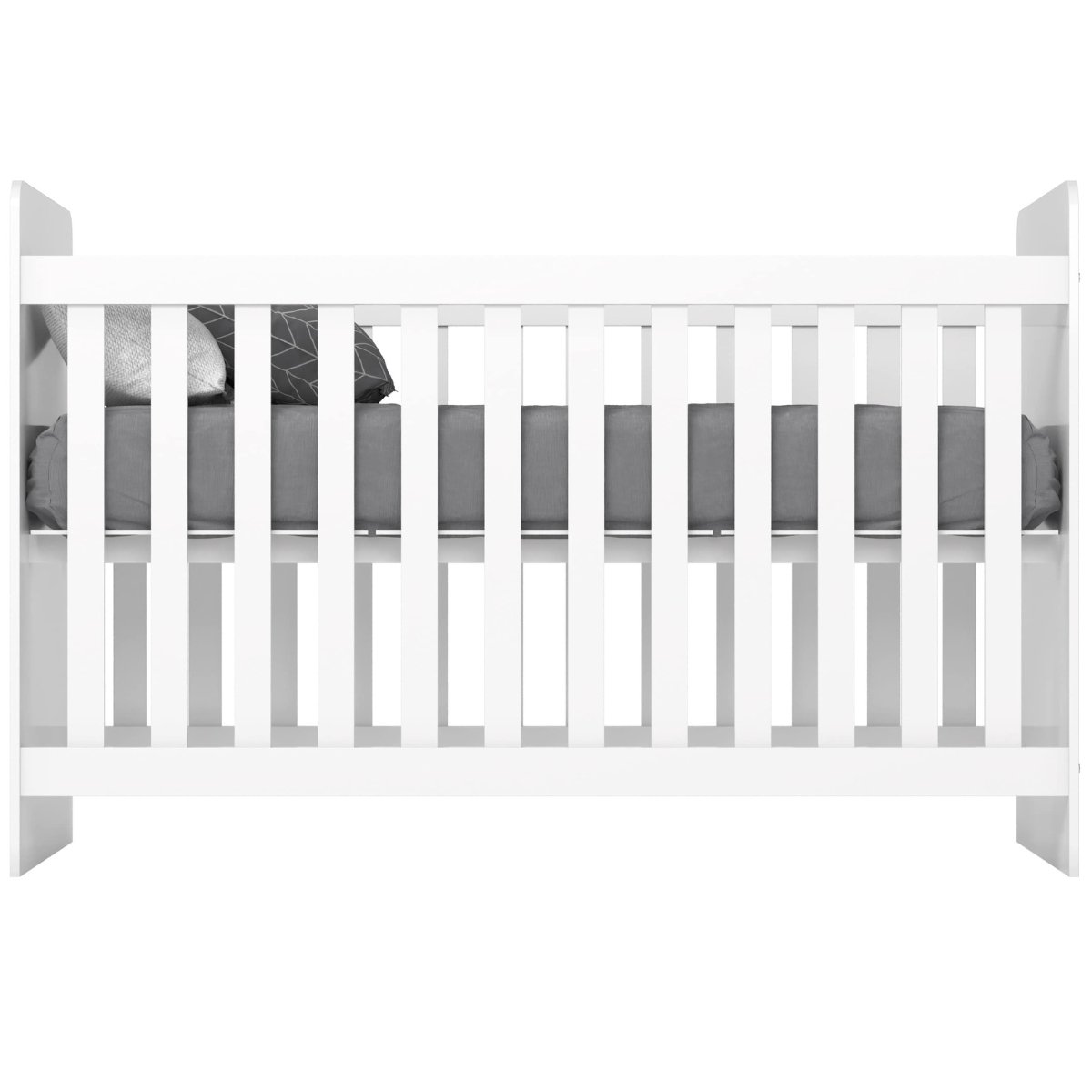 Berço Mini-cama 2 em 1 - Labirinto Branco