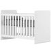 Berço Mini-cama 2 em 1 - Labirinto Branco