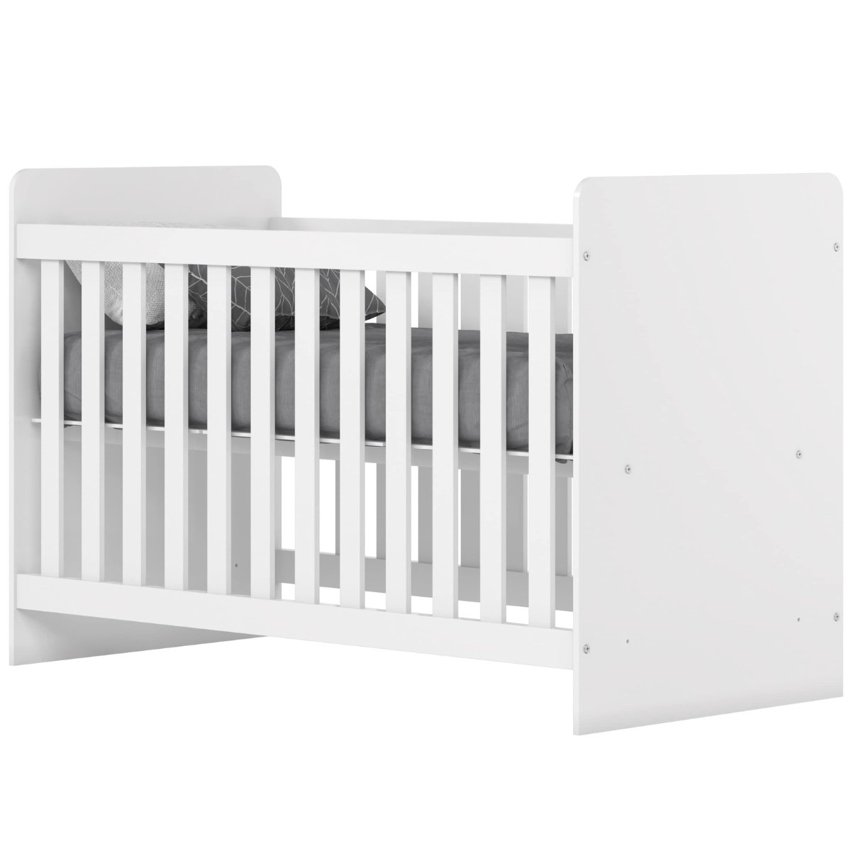 Berço Mini-cama 2 em 1 - Labirinto Branco