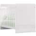 Berço Mini-cama 2 em 1 - Labirinto Branco