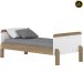 Berço Mini-cama 2 em 1 Ternura Branco / Jequitibá HP