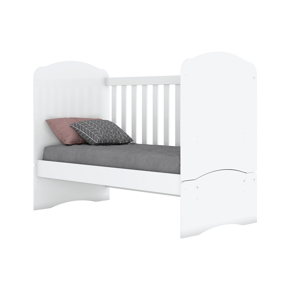 Berço Minicama Bala de Menta Branco