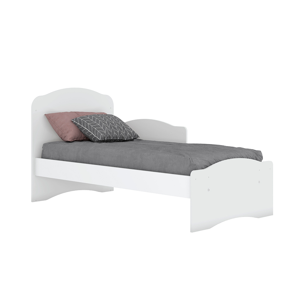 Berço Minicama Bala de Menta Branco