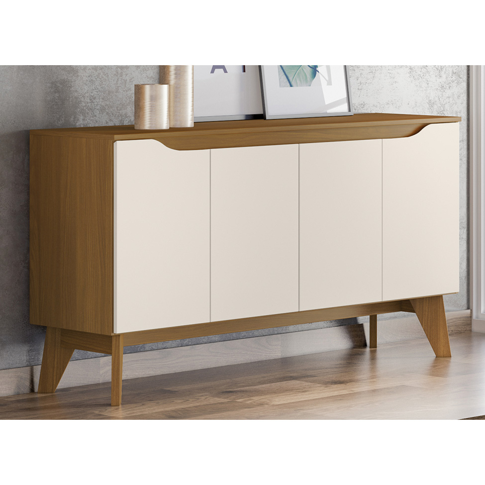 Buffet Âmbar 4 PT Nature e Off White