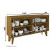 Buffet Âmbar 4 PT Nature e Off White