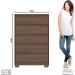 Cômoda 5 Gavetas Chanfradas Andría Castanho HP