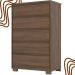Cômoda 5 Gavetas Chanfradas Andría Castanho HP