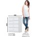 Cômoda Infantil 4 Gavetas - Labirinto Branco