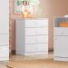 Cômoda Infantil Amarelinha 4 GV Branca