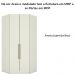 Canto Closet Modulado 2 Portas 241x110 cm Seletto Areia Henn