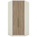 Canto Closet Modulado 2 Portas 241x110 cm Seletto Areia Jequitiba Henn