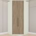 Canto Closet Modulado 2 Portas 241x110 cm Seletto Areia Jequitiba Henn
