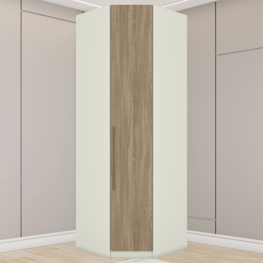 Canto Obliquo Modulado 1 Porta 241x82 cm Seletto Areia Jequitiba Henn
