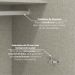 Canto Obliquo Modulado 1 Porta 241x82 cm Seletto Areia Jequitiba Henn