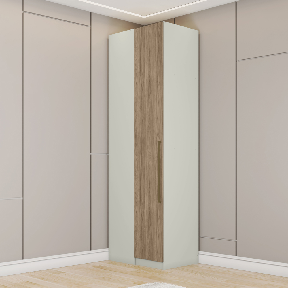 Canto Reto Modulado 1 Porta 241x80 cm Seletto Areia Jequitiba Henn