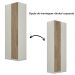 Canto Reto Modulado 1 Porta 241x80 cm Seletto Areia Jequitiba Henn
