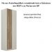 Canto Reto Modulado 1 Porta 241x80 cm Seletto Areia Jequitiba Henn