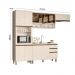 Cozinha Completa 4 Peças Connect Off White com Torre Quente - Móveis Henn