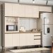 Cozinha Completa 4 Peças Connect com Torre Quente 1 Forno - Móveis Henn  Off White