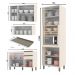 Cozinha Completa 4 Peças Connect com Torre Quente 1 Forno - Móveis Henn  Off White