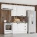 Cozinha Completa Americana 4 Peças Branco - Móveis Henn