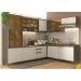 Cozinha Completa de Canto 9 Peças Connect Duna/Cristal - Móveis Henn