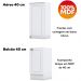 Cozinha Modulada 10 Pecas 240 cm CE792 Americana Branco Nature Henn