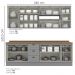 Cozinha Modulada 10 Pecas 240 cm CE792 Americana Cinza Nature Henn