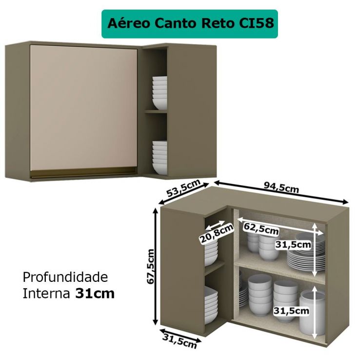 Jogo De Armários Para Cozinha MDF Modulada Henn - Móveis Leartam 3619 - Jogo  De Armários Para Cozinha MDF Modulada Henn - Móveis Leartam - Henn