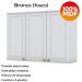 Cozinha Modulada 200 cm CE854 Americana Branco Calcare Henn