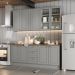 Cozinha Modulada 200 cm CE854 Americana Cinza Nature Henn
