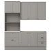 Cozinha Modulada 3 Pecas 192 cm CE759 Americana Cinza Calcare Henn
