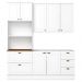 Cozinha Modulada 3 Pecas 192cm CE759 Americana Branco Nature Henn
