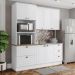 Cozinha Modulada 3 Pecas 192cm CE759 Americana Branco Nature Henn