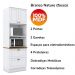 Cozinha Modulada 3 Pecas 192cm CE759 Americana Branco Nature Henn