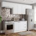 Cozinha Modulada 4 Pecas 280 cm CE757 Americana Branco Henn