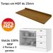 Cozinha Modulada 4P Balcao Tampo 200cm Americana Branco Nature Henn