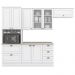 Cozinha Modulada 5 Pecas 272 cm CE171 Americana Branco Calcare Henn