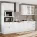 Cozinha Modulada 5 Pecas 272 cm CE377 Americana Branco Calcare Henn
