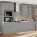 Cozinha Modulada 5 Pecas 272 cm CE377 Americana Cinza Calcare Henn