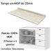 Cozinha Modulada 5 Pecas 280 cm Americana Branco Calcare Henn