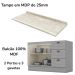 Cozinha Modulada 5 Pecas 280 cm Americana Cinza Calcare Henn