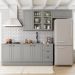 Cozinha Modulada 5 Pecas 280 cm CE379 Americana Cinza Calcare Henn