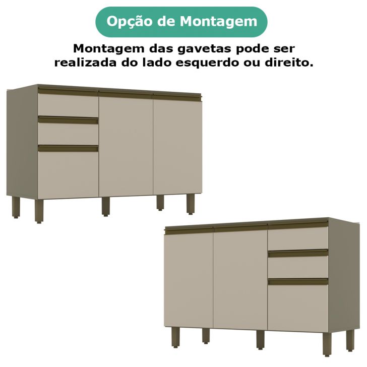 Jogo De Armários Para Cozinha MDF Modulada Henn - Móveis Leartam 3619 - Jogo  De Armários Para Cozinha MDF Modulada Henn - Móveis Leartam - Henn