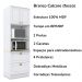 Cozinha Modulada 7 Pecas 343 cm CE172 Americana Branco Calcare Henn