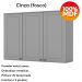 Cozinha Modulada 9 Pecas 240 cm CE856 Americana Cinza Nature Henn