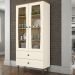Cristaleira 2 Portas 2 Gavetas Liz Off White Nature Henn