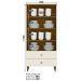 Cristaleira 2 Portas 2 Gavetas Liz Off White Nature Henn